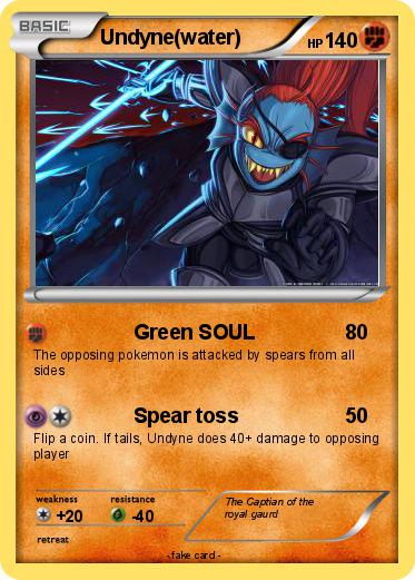 Pokemon Undyne(water)