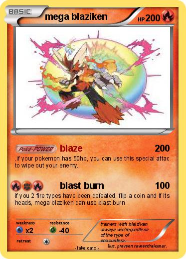 Pokemon mega blaziken