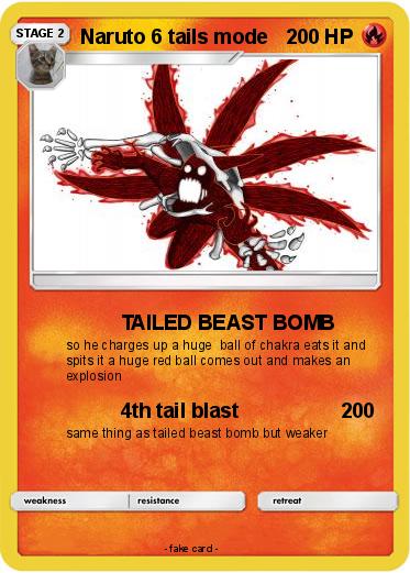 Pokemon Naruto 6 tails mode
