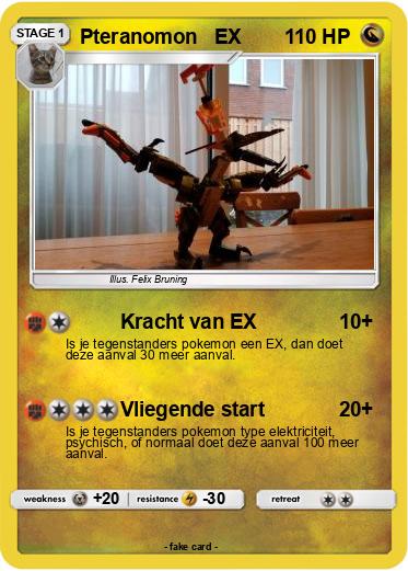 Pokemon Pteranomon   EX
