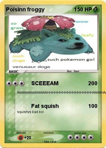 Pokemon Poisinn froggy