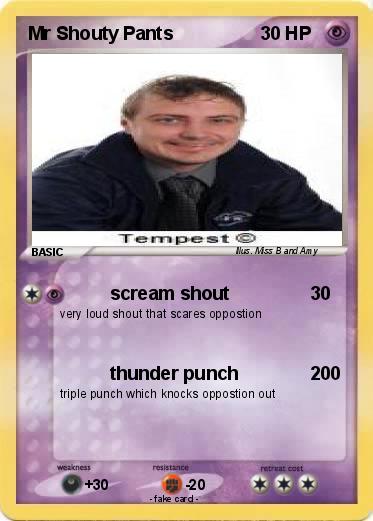Pokemon Mr Shouty Pants