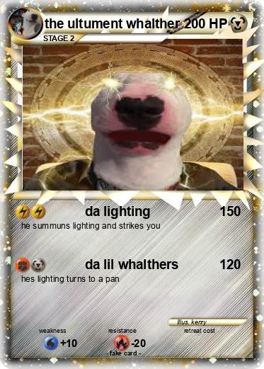 Pokemon the ultument whalther