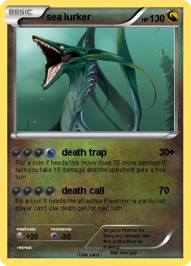 Pokemon sea lurker