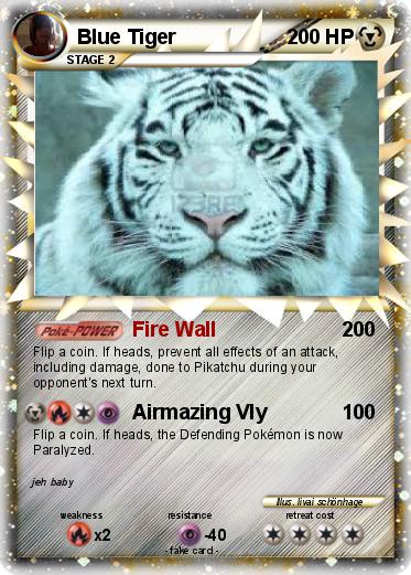 Pokemon Blue Tiger