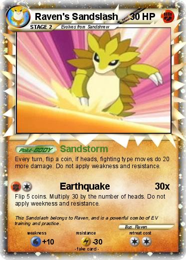 Pokemon Raven's Sandslash