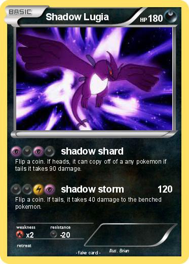 Pokemon Shadow Lugia