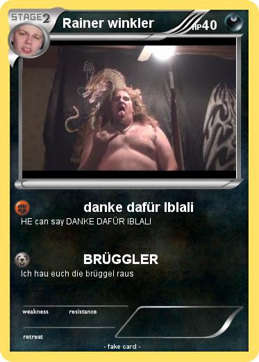 Pokemon Rainer winkler