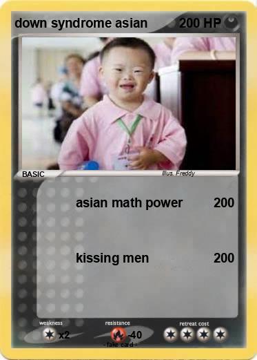 Pokemon down syndrome asian