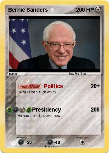 Pokemon Bernie Sanders