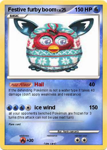 Pokemon Festive furby boom