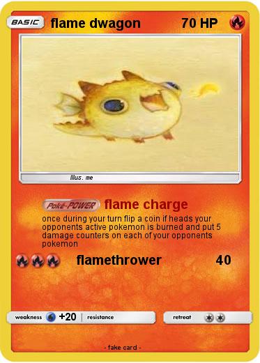 Pokemon flame dwagon
