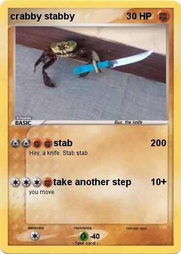 Pokemon crabby stabby