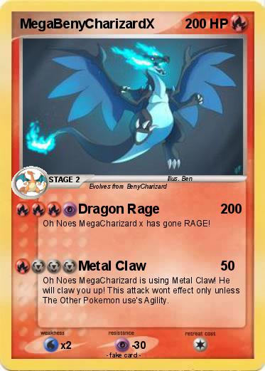 Pokemon MegaBenyCharizardX