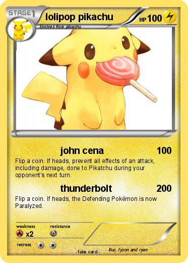 Pokemon lolipop pikachu