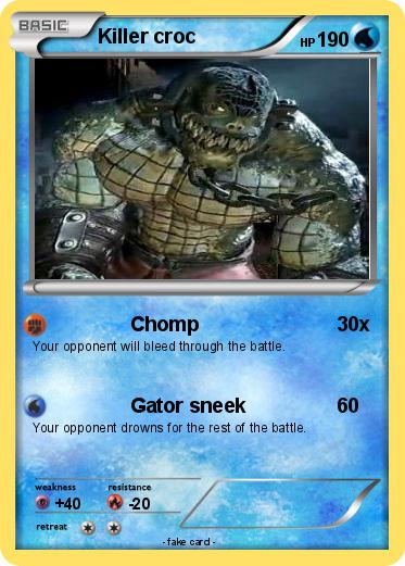 Pokemon Killer croc