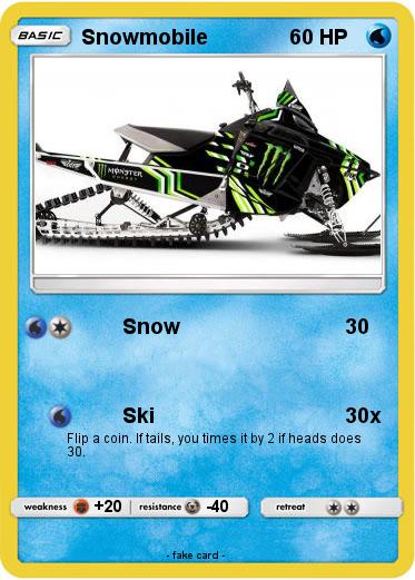 Pokemon Snowmobile