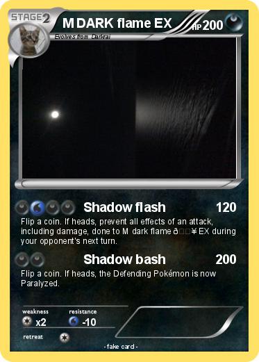 Pokemon M DARK flame EX