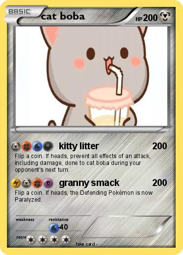 Pokemon cat boba