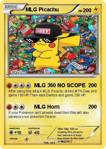 Pokemon MLG Picachu
