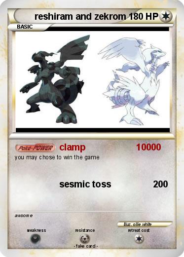Pokemon reshiram and zekrom