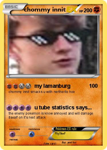 Pokemon chommy innit