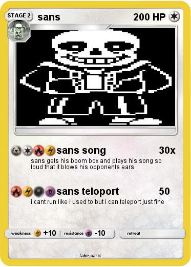Pokemon sans