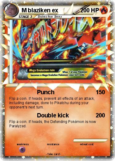 Pokemon M blaziken ex