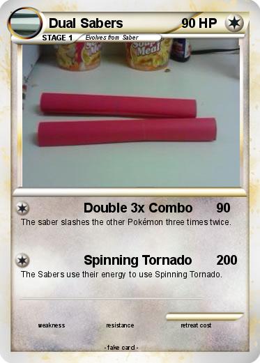 Pokemon Dual Sabers