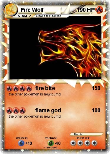 Pokemon Fire Wolf