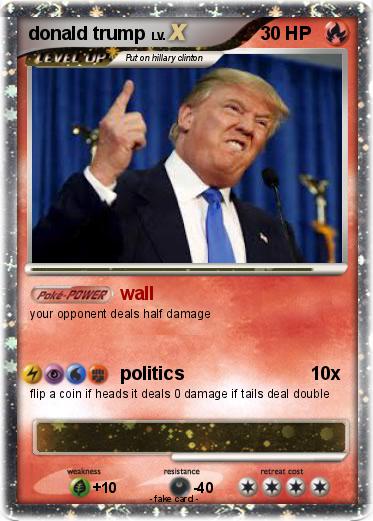 Pokemon donald trump