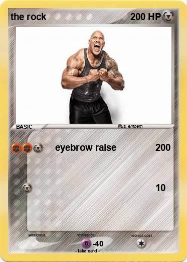 Pokemon the rock