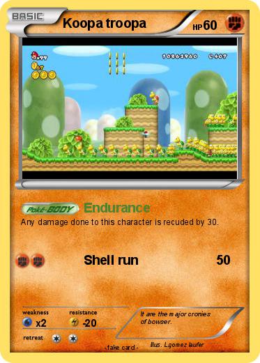 Pokemon Koopa troopa