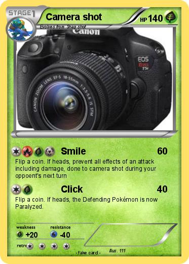 Pokemon Camera shot