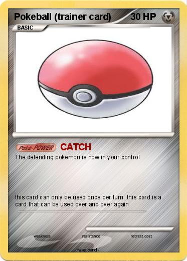 Pokemon Pokeball (trainer card)
