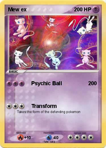 Pokemon Mew ex