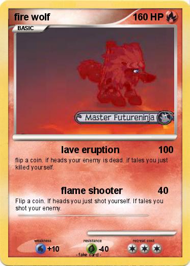 Pokemon fire wolf