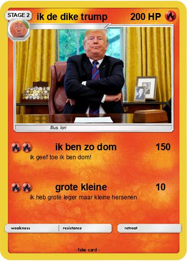 Pokemon ik de dike trump