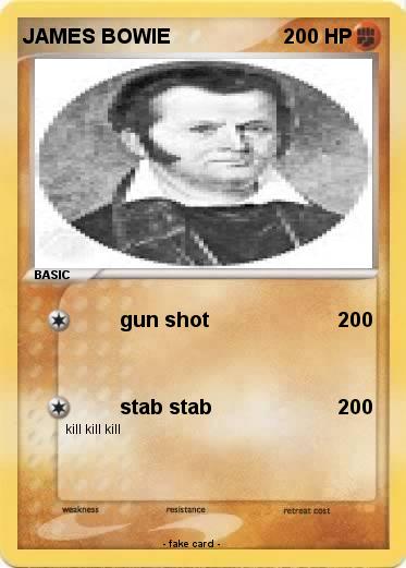 Pokemon JAMES BOWIE