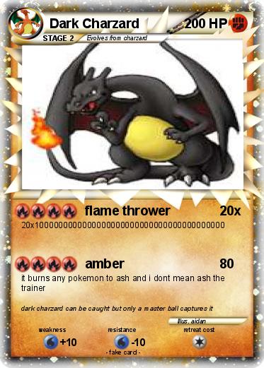Pokemon Dark Charzard