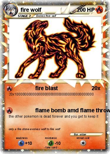 Pokemon fire wolf