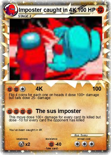 Pokemon Imposter caught in 4K