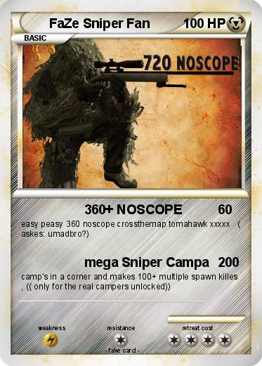 Pokemon FaZe Sniper Fan