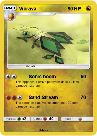 Pokemon Vibrava