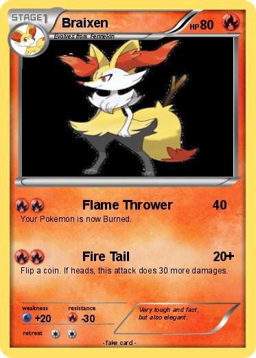 Pokemon Braixen