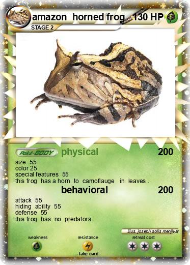 Pokemon amazon  horned frog
