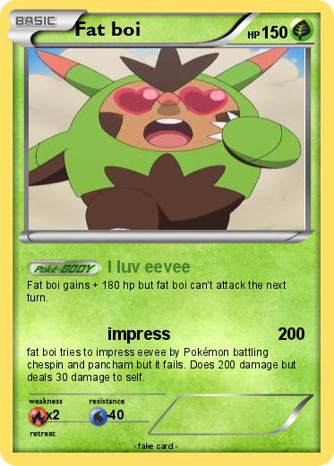 Pokemon Fat boi