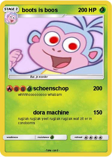 Pokemon boots is boos