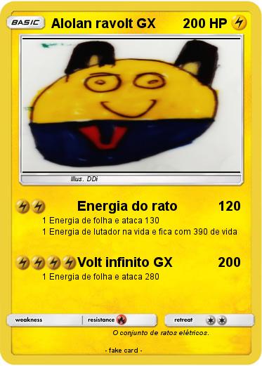 Pokemon Alolan ravolt GX
