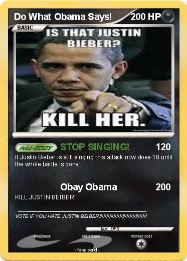 Pokemon Do What Obama Says!